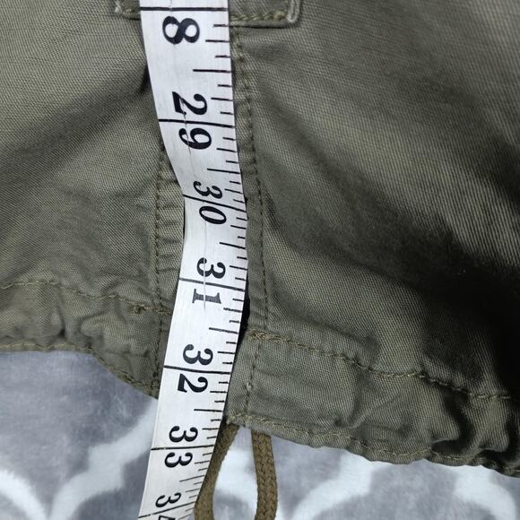 Gap Jacket Womens XL Green Hooded Parka Faux Fur Lined Winter Warm Coat - Picture 8 of 14